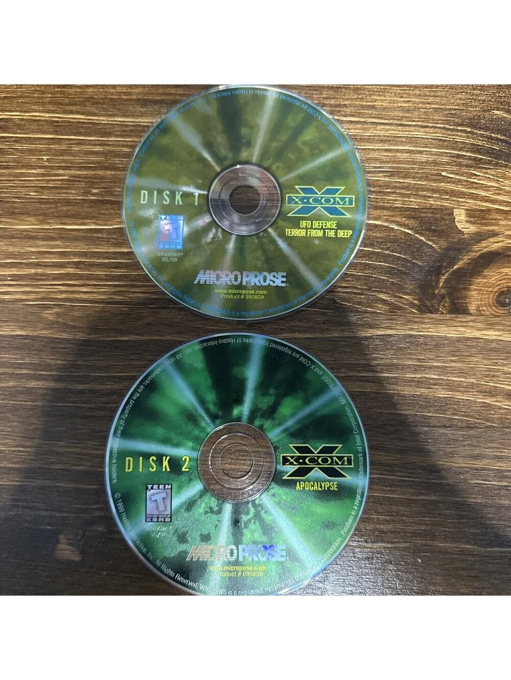 X-COM: Collector's Edition (PC, 1999) DISC 1 & 2 ONLY